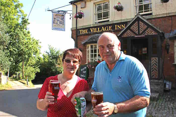 Ann and Phil Basford, The Village Inn, Liddington2LR.jpg